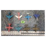 Fleet of 8 Small Vintage Military Airplanes