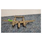Hubley P-38 Lightning Toy Airplane 1950s?