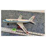 1960s Vintage Tin United Boeing 737 Friction