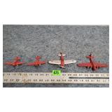 Lot of 4 Vintage Army Planes