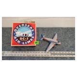 Friction Tin Overseas Airlines DC-3 Schylling