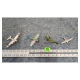 Lot of 4 Vintage Airplanes