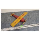 "The Red Arrow" Vintage Airplane Toy