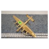 Brass Lancaster Desk Model Plane