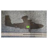 Vintage Airplane Weathervane Topper