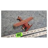 Vintage Cast Iron "Air Mail" Toy Plane KentonToys