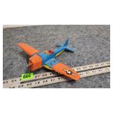 Vintage Hubley Kiddie WWII Bomber, Wings Fold