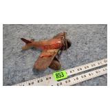 Vintage MARX Tin Windup US Army Airplane