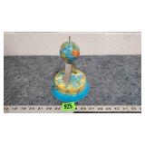 Vintage Tin Wind-Up Globe