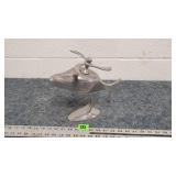 Unique Vintage Helicopter Sculpture