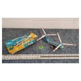 MARX Toys Mechanical Evacuation Helicopter