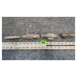 Lot of 4 Miniature Cast Airships/Blimps