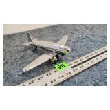 Vintage Tin DC-3 Toy Airplane