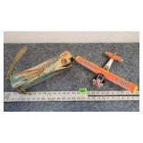 Vintage w/Box Friction S & E Old Timer Air Plane