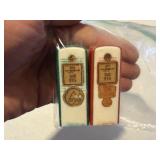 Vintage Advertising Salt & Pepper Shakers
