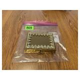 Vintage Metal Makeup Compact