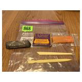 Vintage Hairpins, Nail Files, Letter Openers