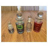 Assorted Stopper-Top Perfume Bottles