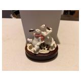 Coca-Cola Polar Bears Musical Statue