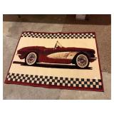 Corvette Novelty Floor Rug