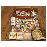 Assortment of Easter Themed Decor Items