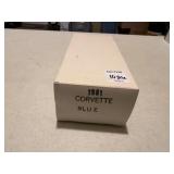 1971 Corvette - Blue Toy Model