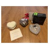 Heart Shaped Jewelry/Trinket Boxes