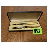 Arpege Chanel No. 5;14 Kt Gold Premium Pen Set