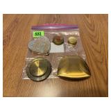 Vintage Compacts, Assorted Sizes (5)