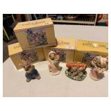 Assorted The Easter Bunny Family Figurines (4)