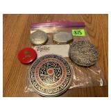 Lot of 5 Vintage Compacts