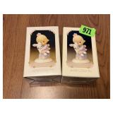 Lot of 2 "Jesus Loves Me" Precious Moments Figures