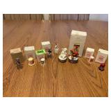 Collectible Gimbels Thimbles & Porcelain Boxes