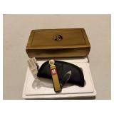 Crown Gold Gas Pump Jack Knife