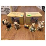 Easter Bunny Family Figurines