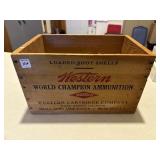 Western Cartridge Co Wooden Ammo Box