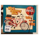 Coca-Cola Mini Delivery Bike Die Cast 1:20 Scale