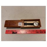 1963 Corvette Pocket Watch in Wooden Slide Case