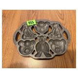 Teddy Bear Cast iron Mold