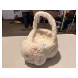 Plush Bunny Easter Basket