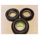 Lot of 3 Advertising Ash Trays