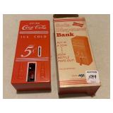 Coca-Cola Soda Dispensing Bank with Box-Plastic