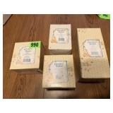 Lot of 4 Cherished Teddies Figurines