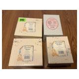 Assorted Cherished Teddies Figurines (4)