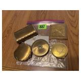 5 bAssorted Larger Makeup Compacts