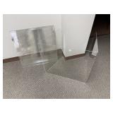 4 Table Top Clear Dividers