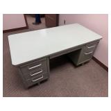 Vintage Metal Desk