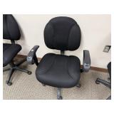 Office Chair with Rounded Arms