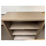 Metal Library Case with Adjustable 2 Shelves