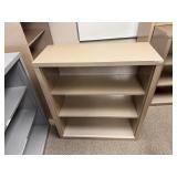 Metal Bookshelf with 2 Adjustable Shelves